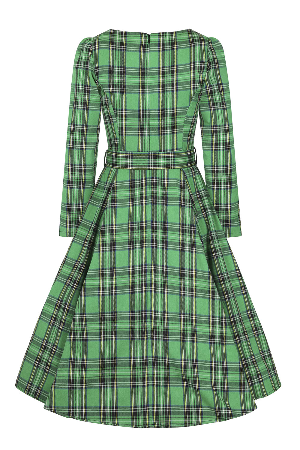 Highland Swing Dress in Green